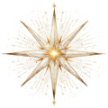 Gold Nativity Fabric Panel 3