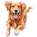 Golden Retrieve Fabric Panel