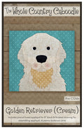 Golden Retriever Cream Precut Fused Applique Pack