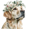 Golden Retriever Fabric Panel 16