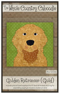 Golden Retriever Gold Precut Fused Applique Pack