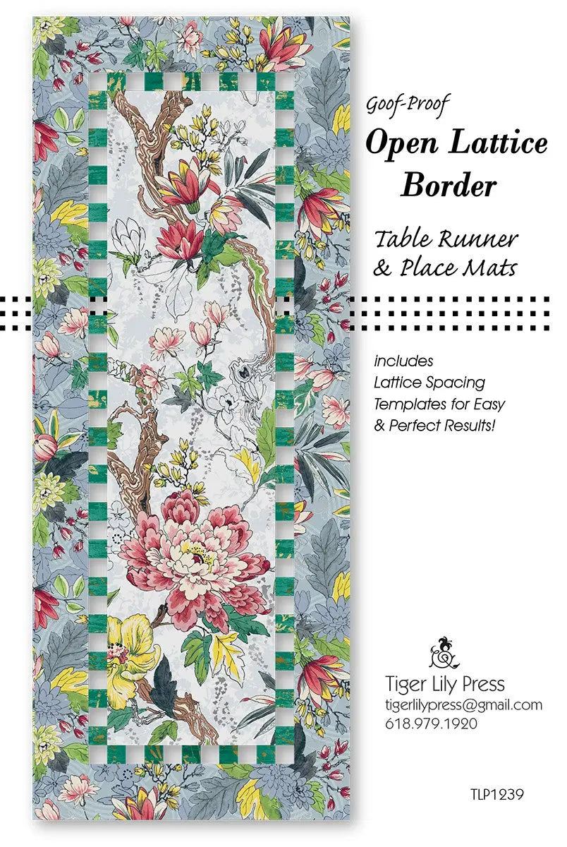 Goof-Proof Lattice Border Table Runner & Placemats