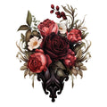 Gothic Floral Fabric Panel 11
