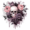 Gothic Floral Fabric Panel 2