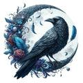 Gothic Raven Fabric Panel 19