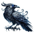 Gothic Raven Fabric Panel 21