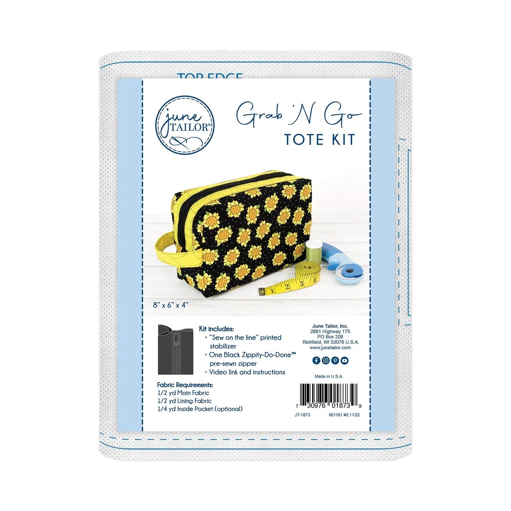 Grab 'n Go Tote Zippity-Do-Done Black