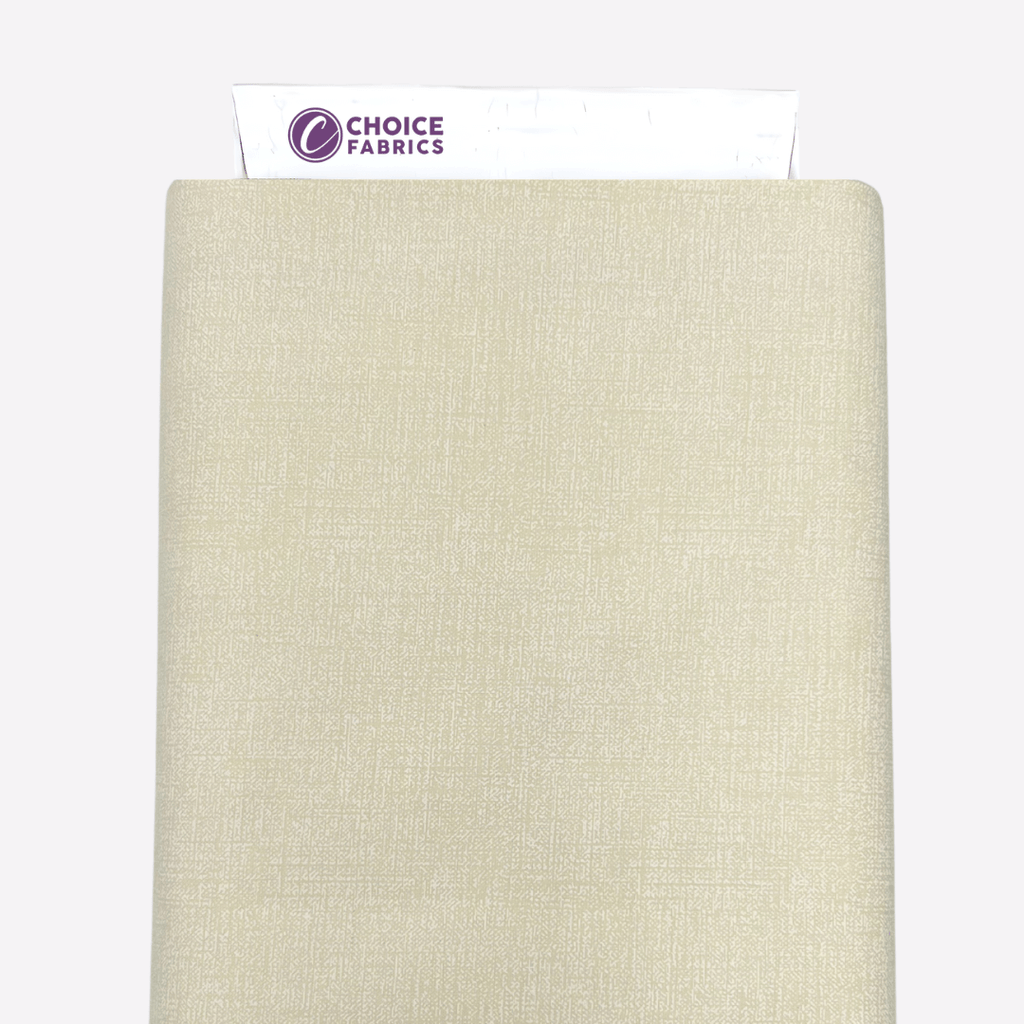 Grain of Color 108" Supreme Backings - White on Cream Wideback Fabric Per Yard