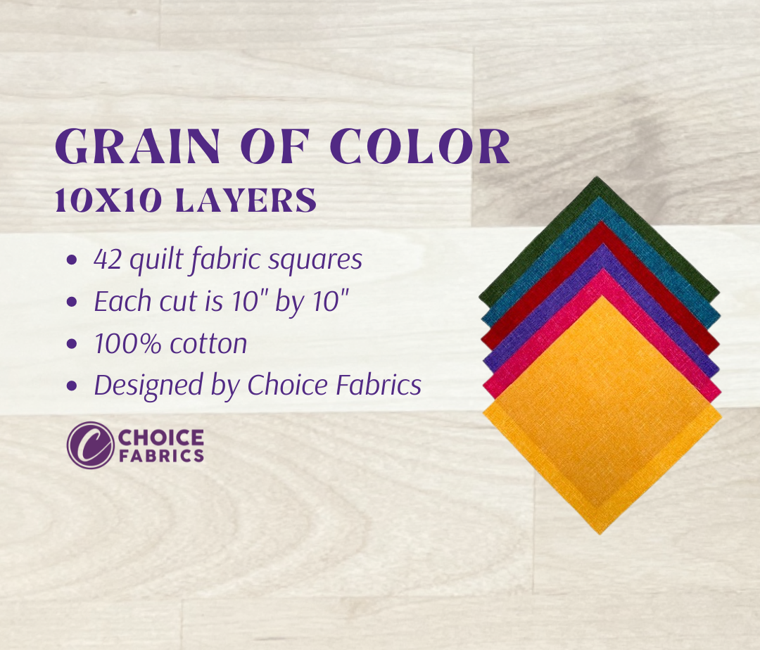 Grain of Color - 10x10 Layers [42 cuts] (Color Pop)