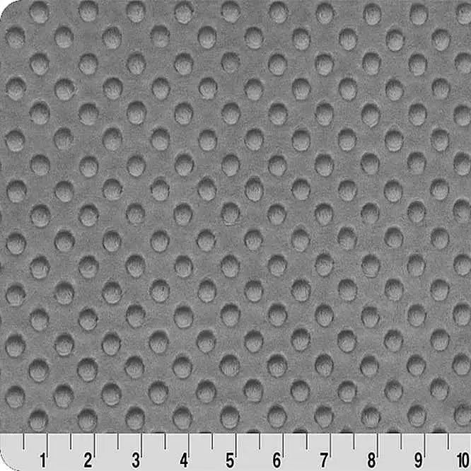 Graphite Cuddle Dimple 58/60" Fabric per yard