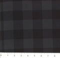 Gray / Black Buffalo Plaid 45" wide Fabric per yard