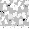 Gray Ghosts Sweet Treats 44"/45" Cotton Fabric Per Yard