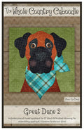 Great Dane 2 Precut Fused Applique Pack