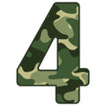 Green Camo Alphabet Fabric Panel 23
