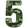 Green Camo Alphabet Fabric Panel 24
