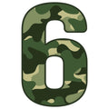 Green Camo Alphabet Fabric Panel 25