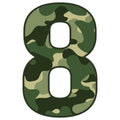 Green Camo Alphabet Fabric Panel 27