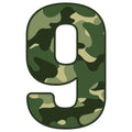 Green Camo Alphabet Fabric Panel 28