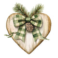 Green Christmas Fabric Panel 27