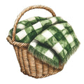 Green Christmas Fabric Panel 4