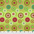 Green Lucky Medallion 45" Wide Cotton Fabric Per Yard