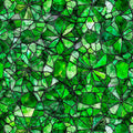 Green Mosaic Blender Lumenique 44"/45" Cotton Fabric Per Yard