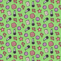 Green Patch Perfect Music Cotton 43"/44" Fabric Per Yard