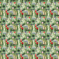 Green Southwest Minis Cactus Garden 44/45" Cotton Fabric Per Yard