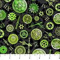 Green Timeless Good Together Cotton 44"/45" Fabric Per Yard