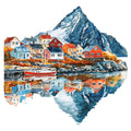 Greenland Landscape Fabric Panel 17