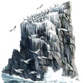Greenland Landscape Fabric Panel 18