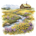 Greenland Landscape Fabric Panel 31