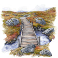 Greenland Landscape Fabric Panel 41