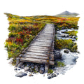 Greenland Landscape Fabric Panel 42