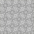 Grey Verona Tiling Cotton 44/45 Fabric Per Yard