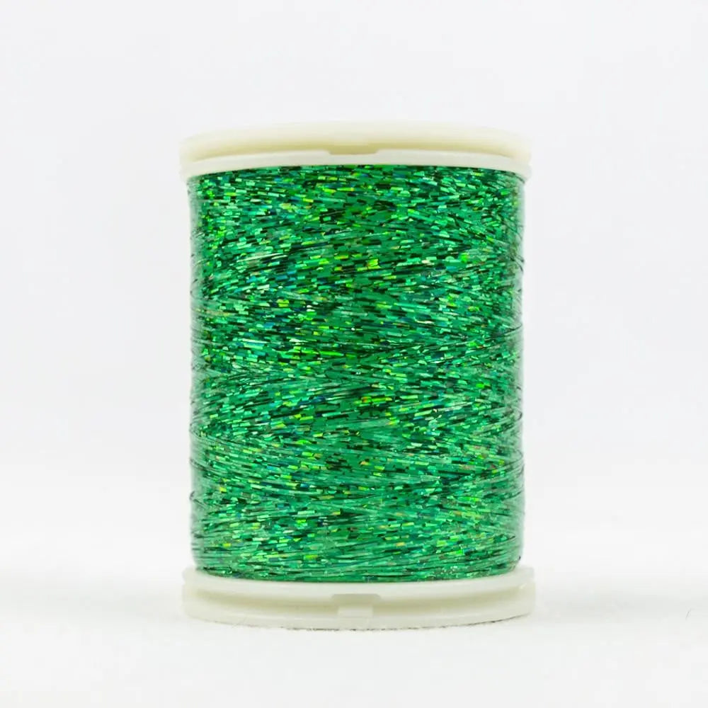 HC8156 - Hologram™ Polyester Slitted Green Thread