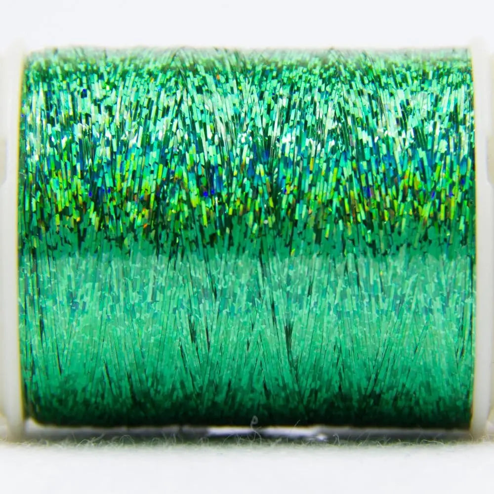 HC8156 - Hologram™ Polyester Slitted Green Thread