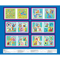 Blue My Silly Monster ABCs Book Panel
