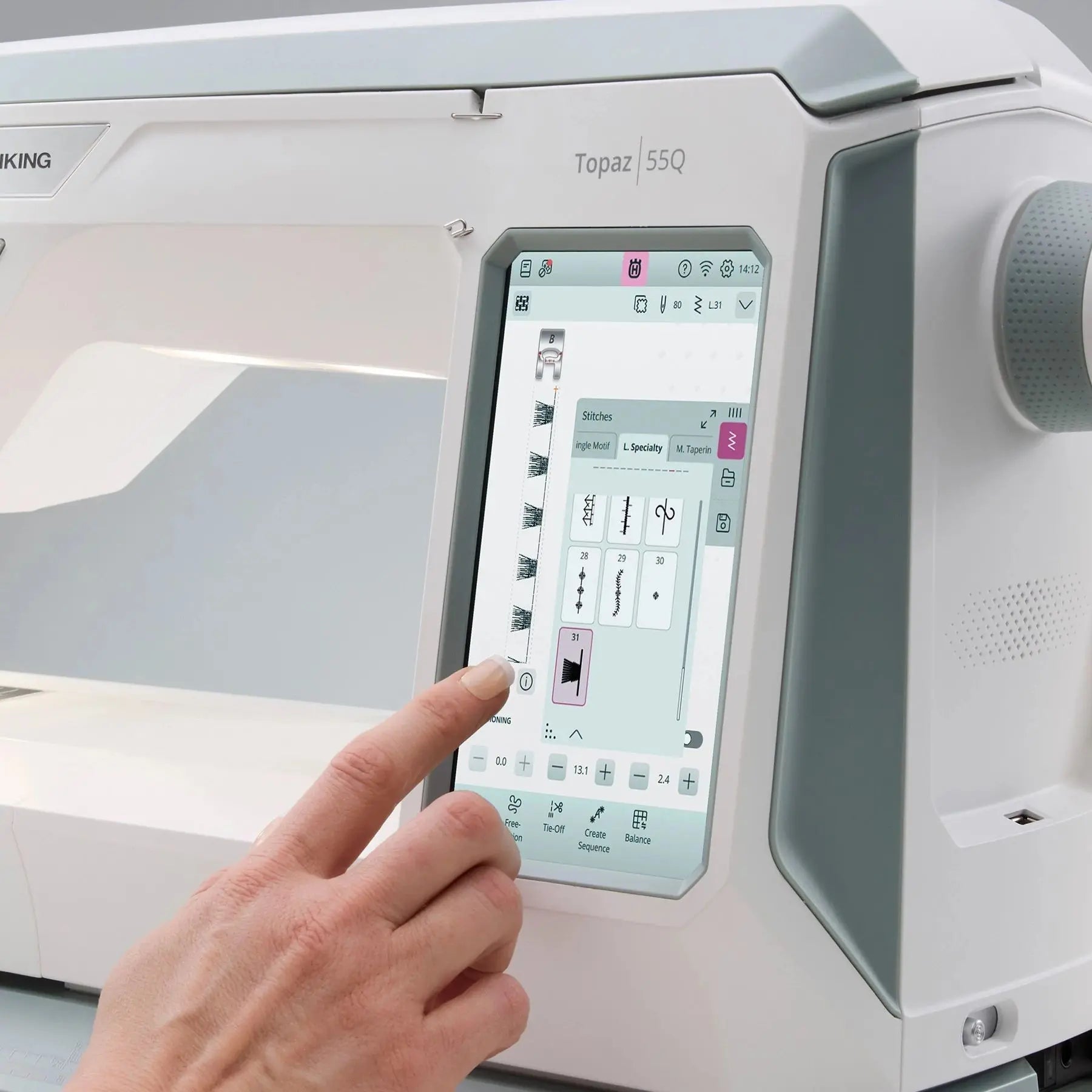 HUSQVARNA® VIKING® TOPAZ™ 55Q Sewing Machine