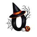 Halloween Alphabet Fabric Panel 14