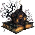 Halloween Books Fabric Panel 1