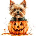 Halloween Dogs Fabric Panel 4