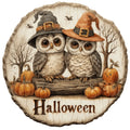 Halloween Owl Ornament Fabric Panel 2