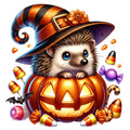 Halloween Wonder Animals Fabric Panel 104