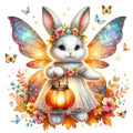Halloween Wonder Animals Fabric Panel 105