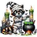 Halloween Wonder Animals Fabric Panel 109