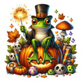 Halloween Wonder Animals Fabric Panel 112