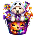Halloween Wonder Animals Fabric Panel 125