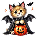 Halloween Wonder Animals Fabric Panel 129