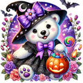 Halloween Wonder Animals Fabric Panel 144